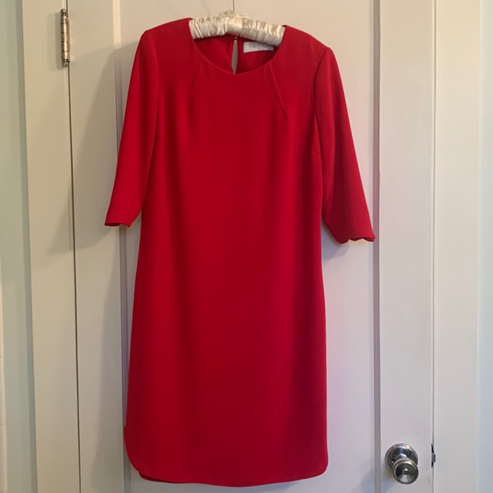 The Fold red shift dress, UK size 6